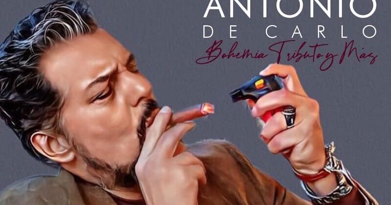 Antonio de Carlo festeja más de 30 años de trayectoria con  “Bohemia Tributo y Más”.