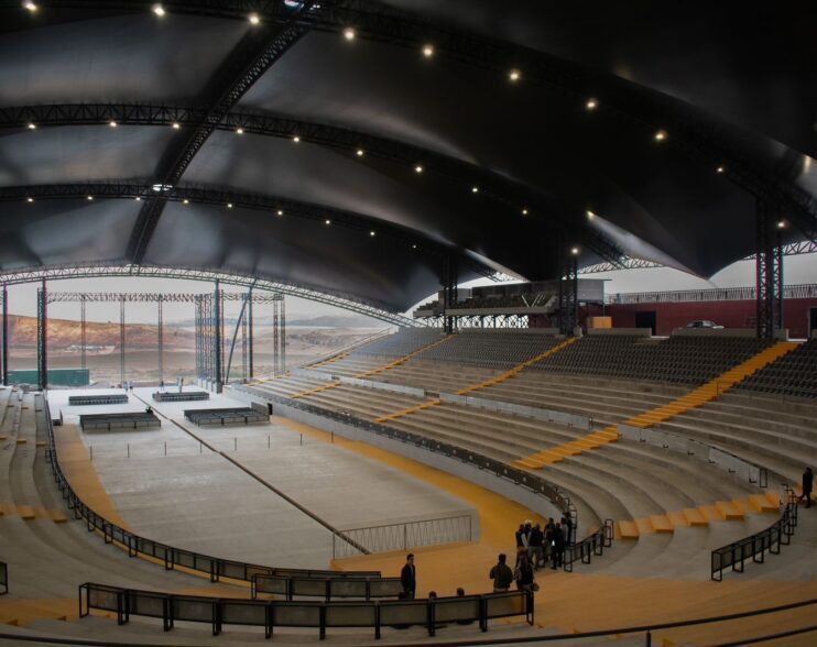 Espectacular recinto Arena Valle de Guadalupe