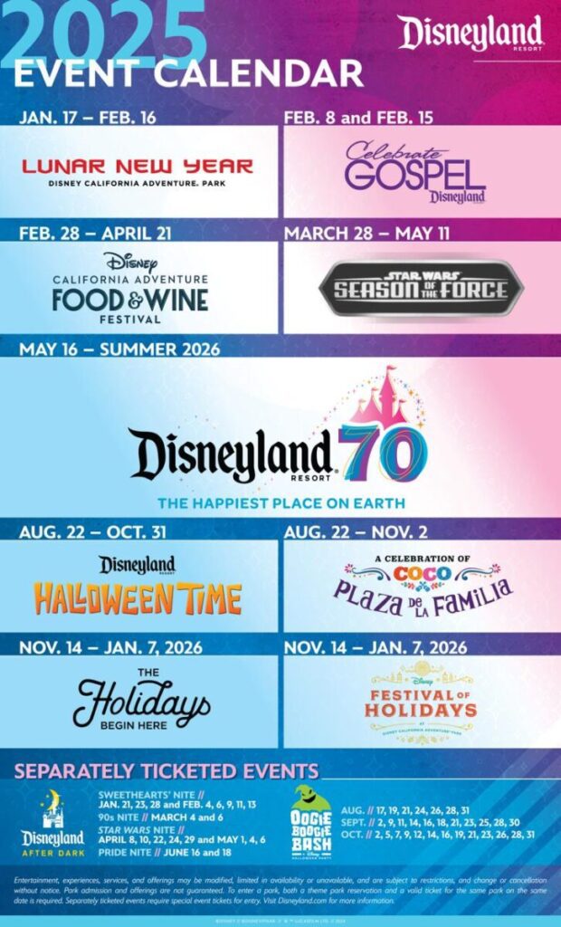 Anuncio de Disneyland Resort