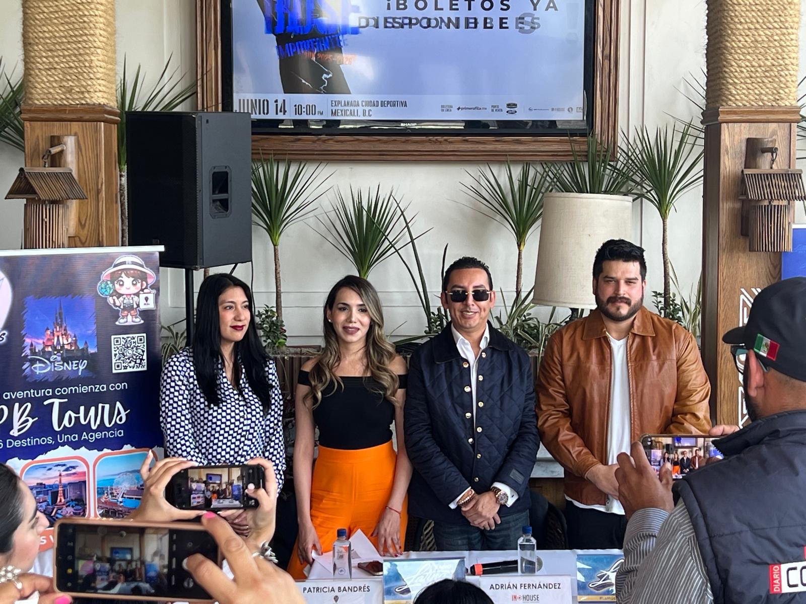 Única fecha de Miguel Bosé en Mexicali, Baja California