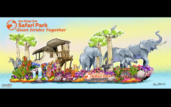 Fundación San Diego Zoo Wildlife Alliance participará en el 137º Desfile de las Rosas