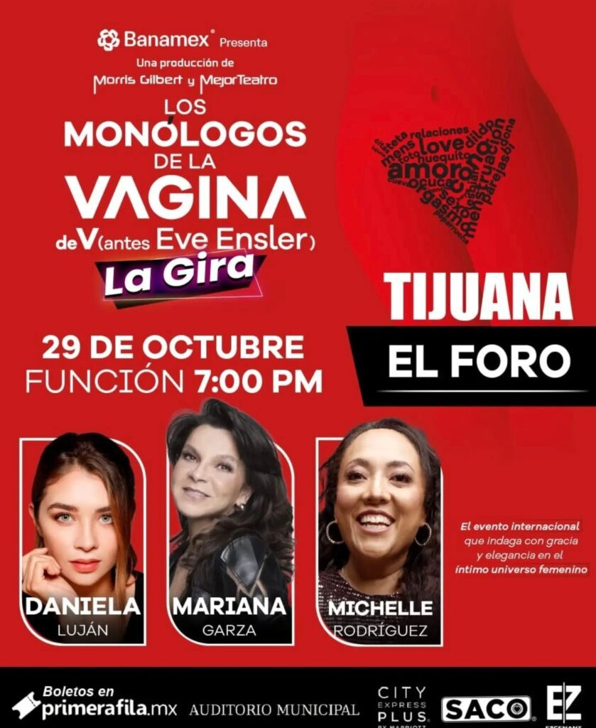 Regresa a Tijuana “Los Monólogos de la Vagina”